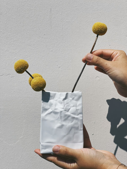 ARTISANS-小松 誠Makoto Komatsu  Crinkle Collection Flower Vase