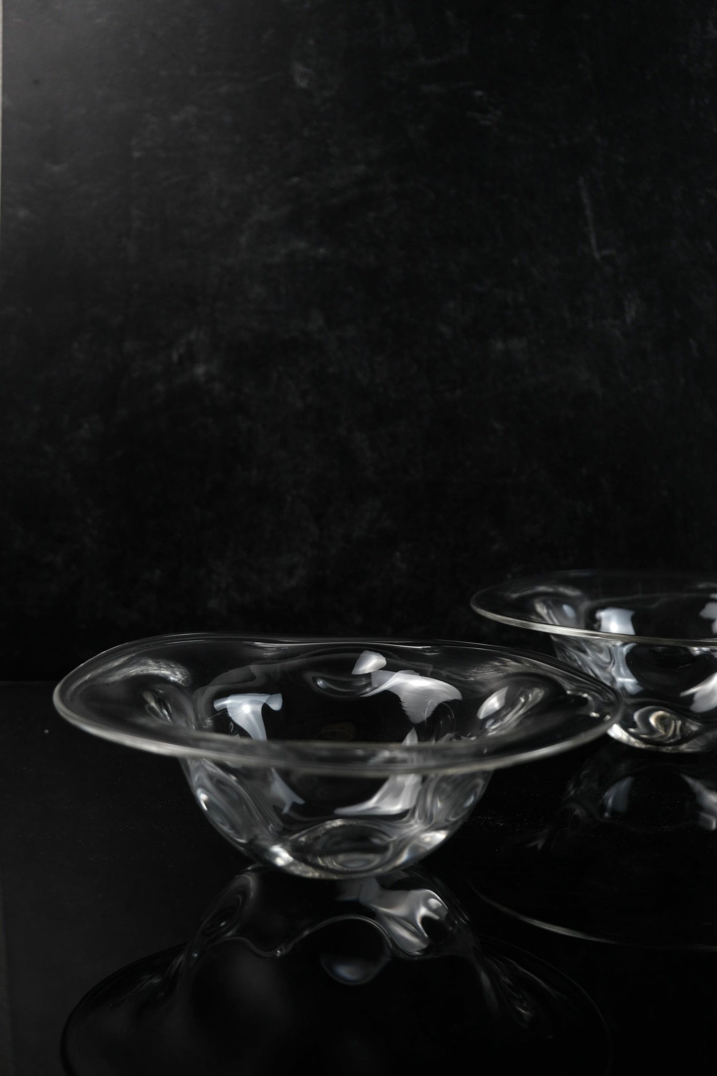 ARTISANS 原光 弘 HANDMADE GLASS HAT DEEP PLATE