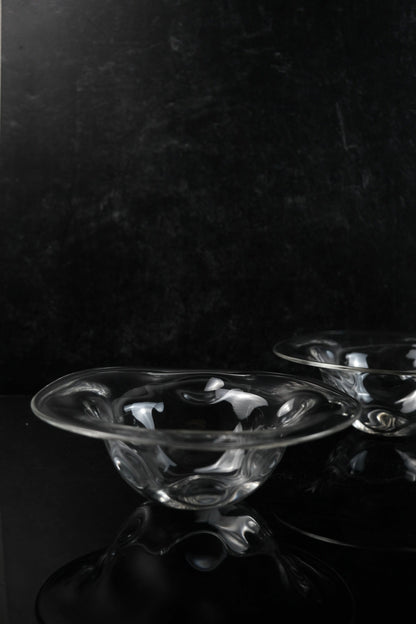 ARTISANS 原光 弘 HANDMADE GLASS HAT DEEP PLATE