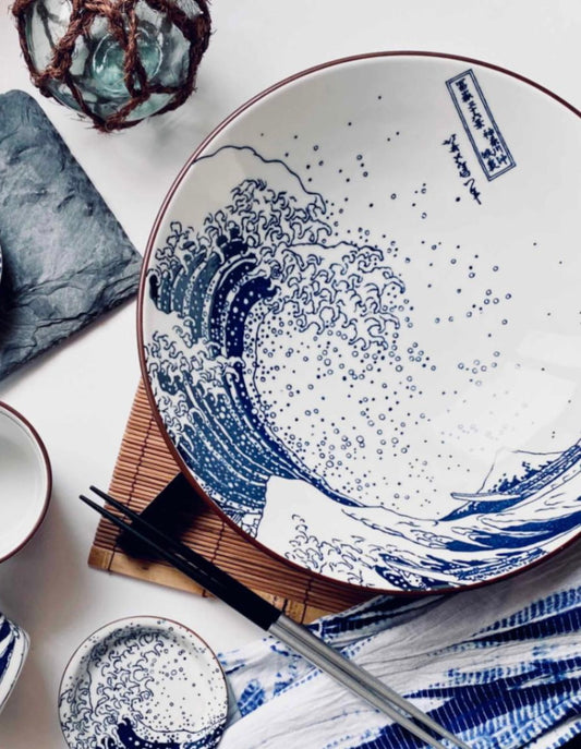 Japan Minoyaki The Great Wave off Kanagawa Collection 北斎富士