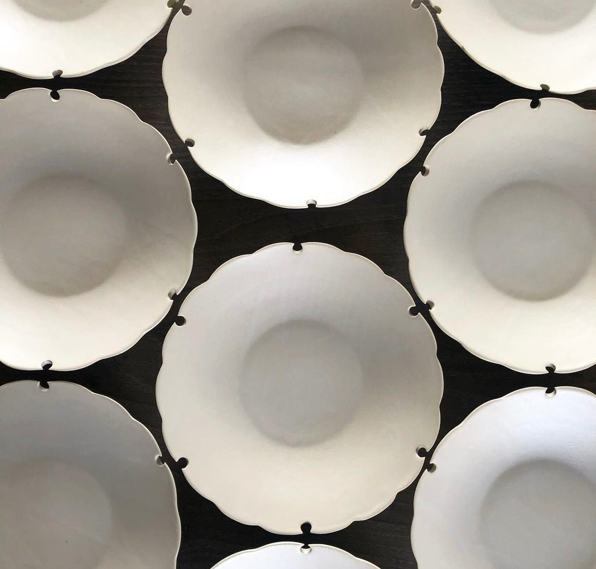Yoshida Pottery Yukiwa Plate (White)