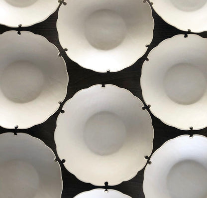 Yoshida Pottery Yukiwa Plate (White)