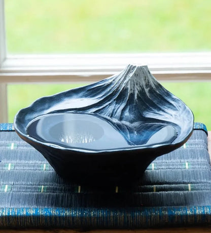 JAPAN GINGA-DO Ikebana Aluminum MT FUJI Flower Vase (Gift Box)
