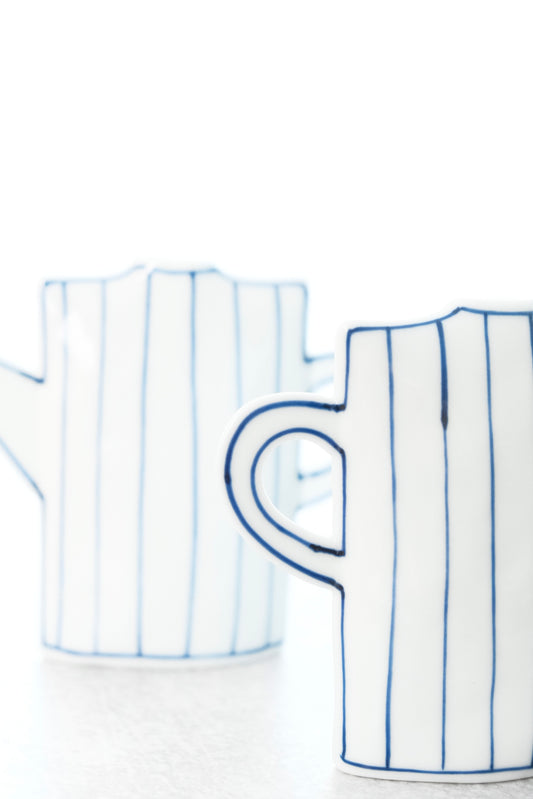 Artisans- Mayuki kato-加藤真雪 Reversible design Rectangle Strip Vase with Handle（L/13cm）