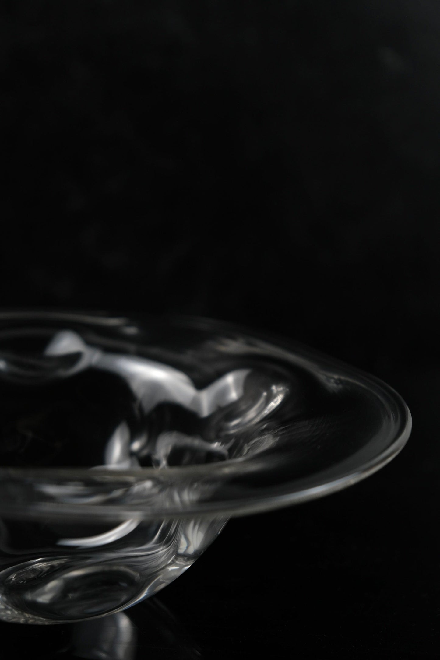 ARTISANS 原光 弘 HANDMADE GLASS HAT DEEP PLATE