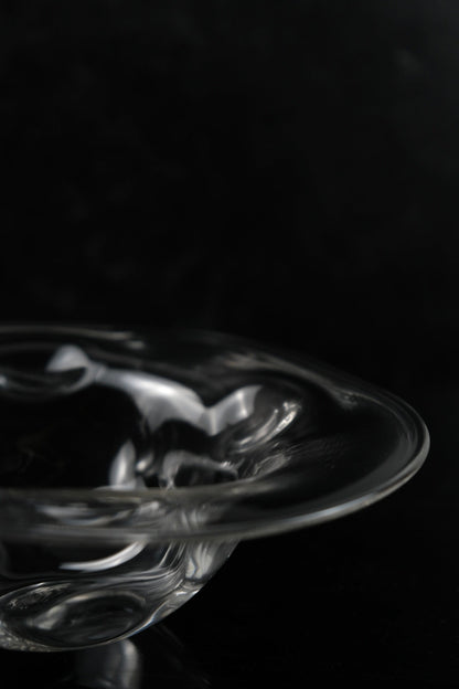 ARTISANS 原光 弘 HANDMADE GLASS HAT DEEP PLATE