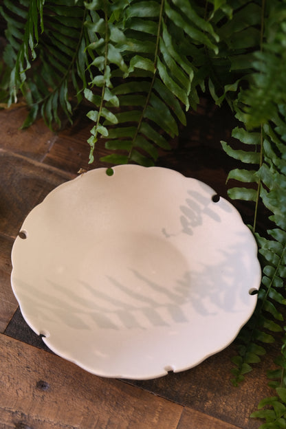 Yoshida Pottery Yukiwa Plate (White)