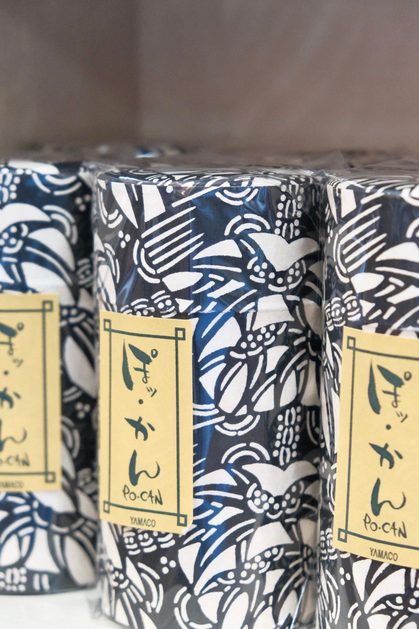 Japan Made Japanese Pattern Tea Canister