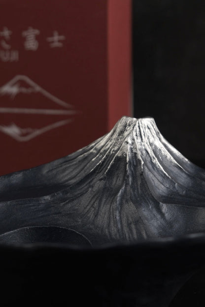 JAPAN GINGA-DO Ikebana Aluminum MT FUJI Flower Vase (Gift Box)