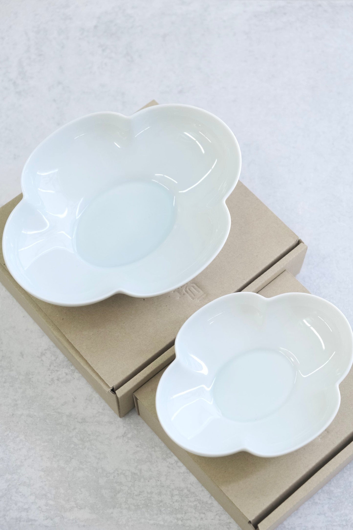 MIYAMA MIZU MIZU "瑞“ by RINA ONO OVAL BOWL (BLUE WHITE)