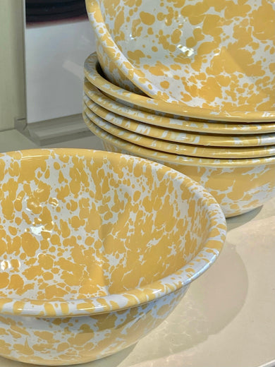 Crow Canyon Home splatter 20oz Cereal Bowl – Orange Market Tableware