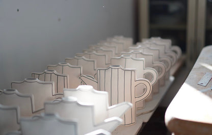 Artisans- Mayuki kato-加藤真雪 Reversible design watering can vase