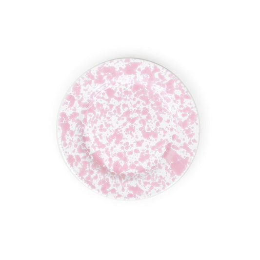 Crow canyon home splatter salad plate Pink