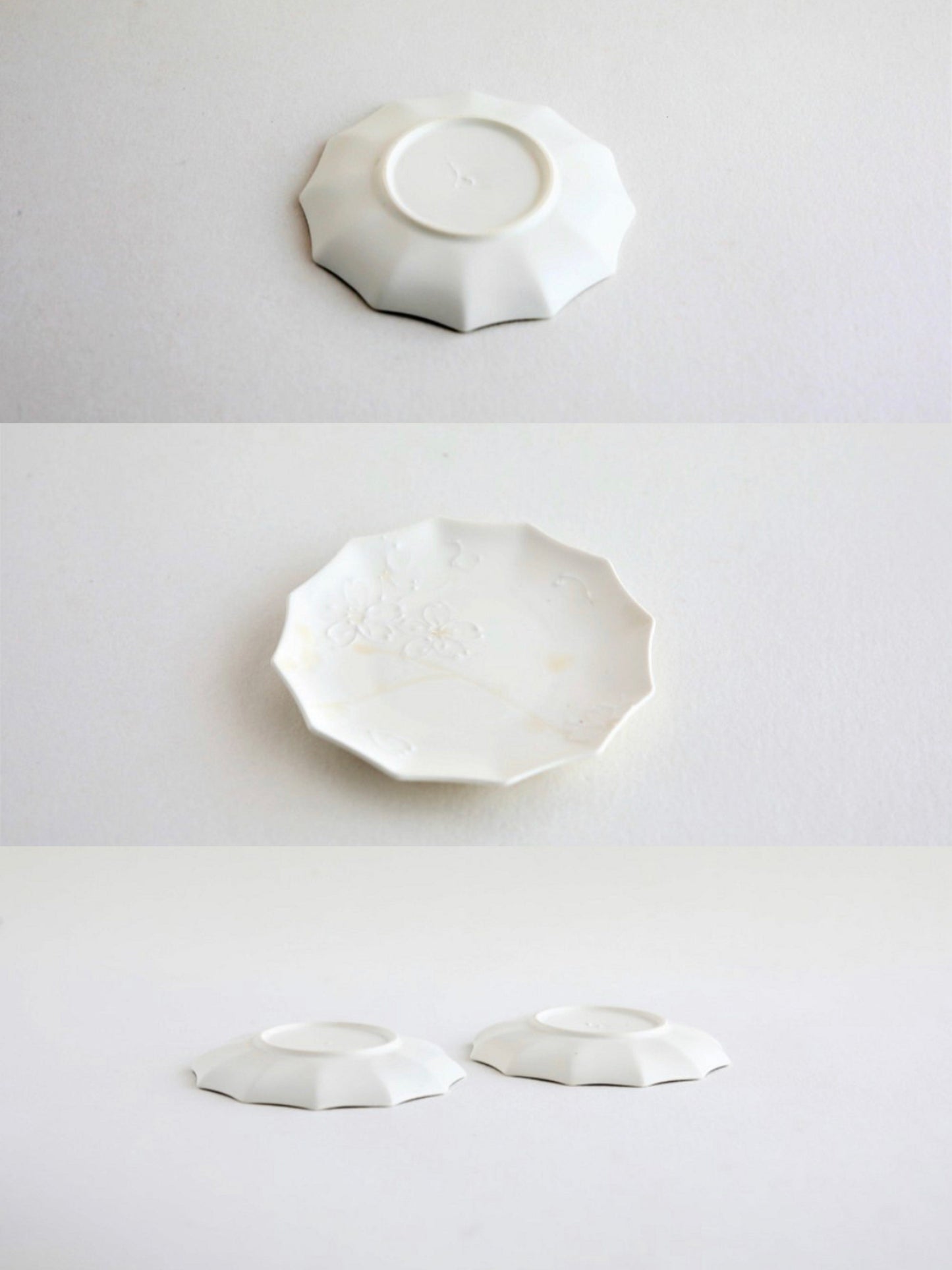 【Limited Edition Ship out 22TH December】 達 久美子 Tatsu Kumiko Sakura Small Dish Plate（Gift Box）
