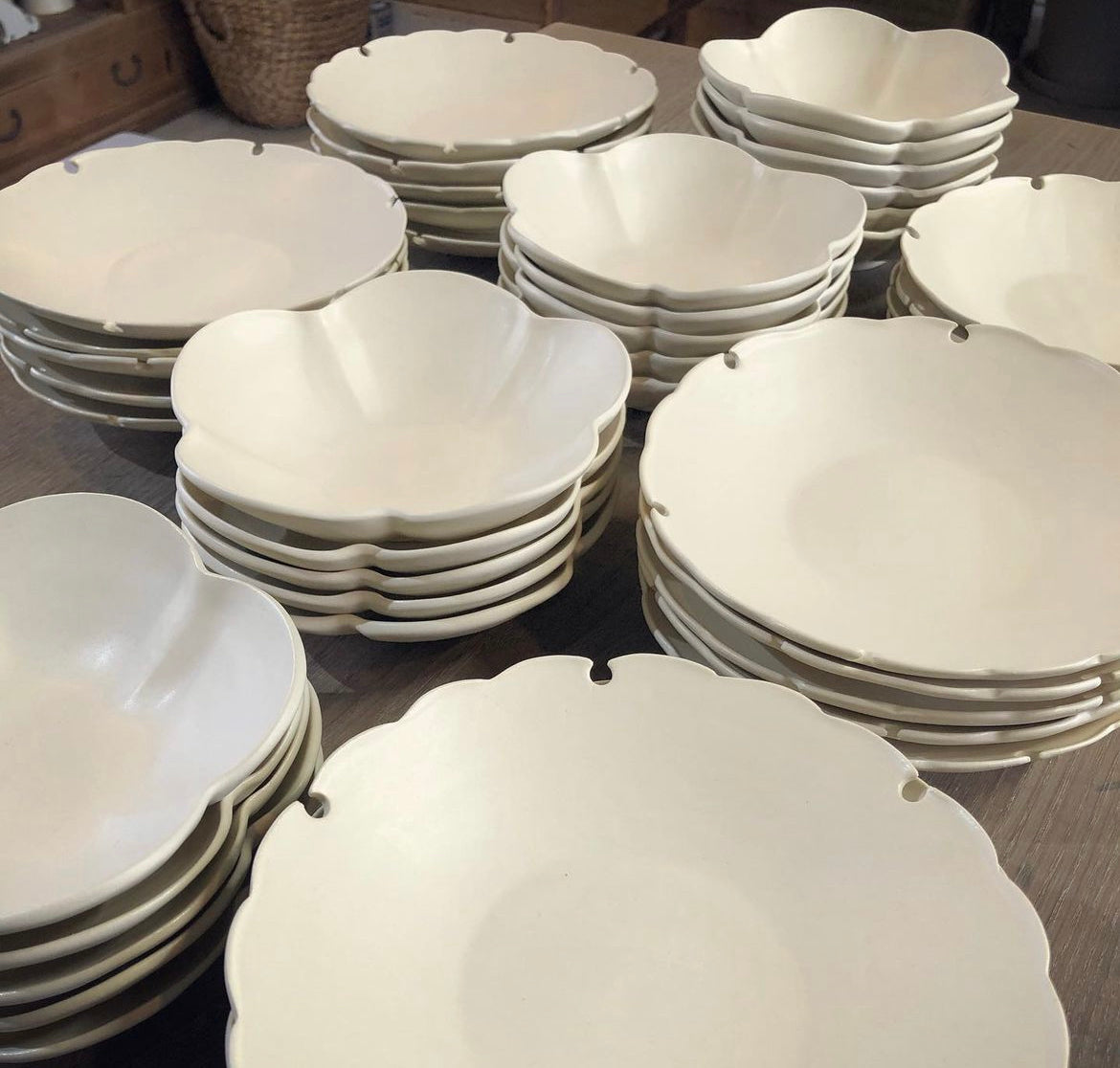 Yoshida Pottery Yukiwa Plate (White)