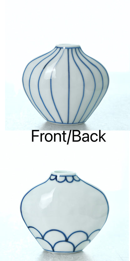 Artisans- Mayuki kato-加藤真雪 Stripe Vase