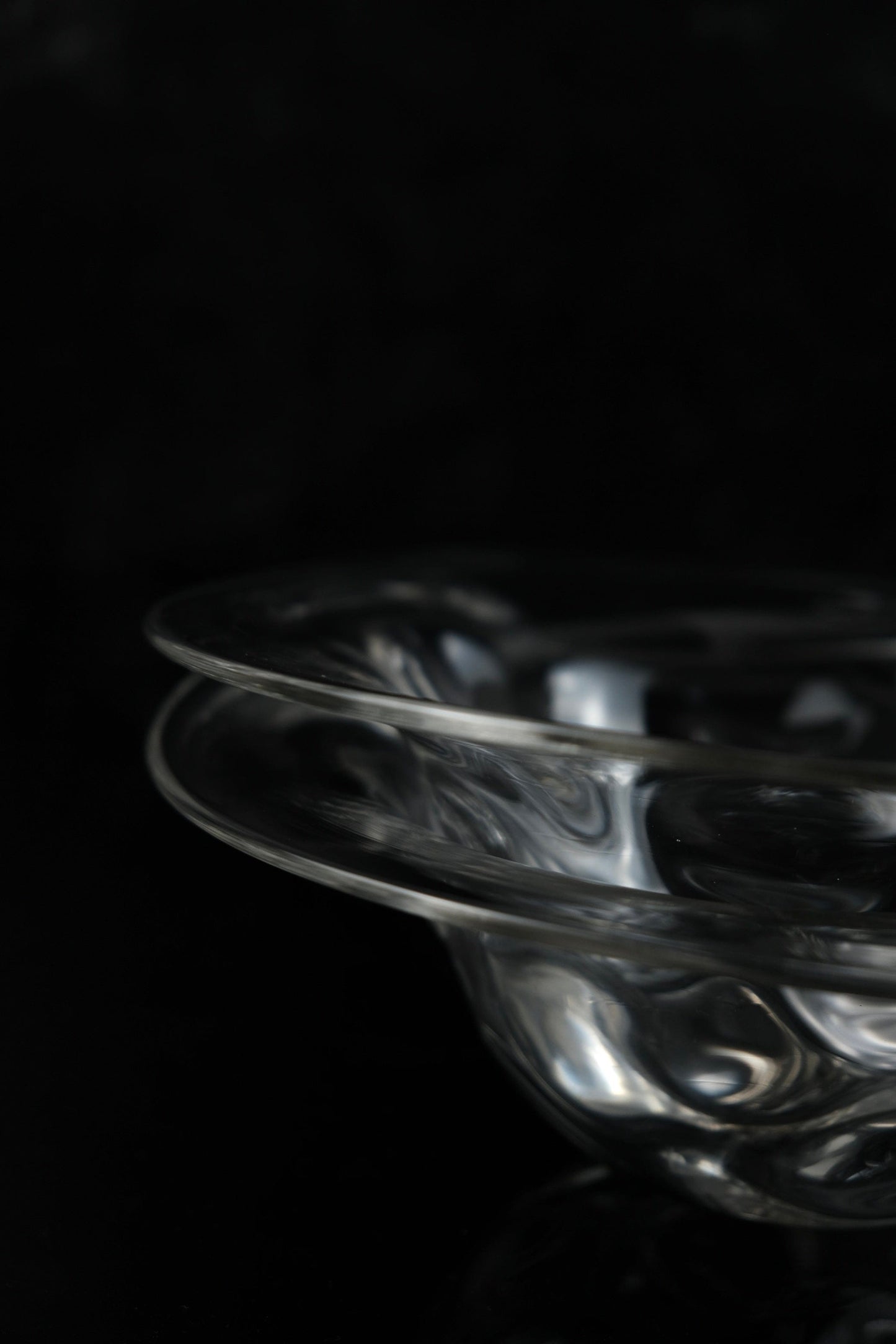 ARTISANS 原光 弘 HANDMADE GLASS HAT DEEP PLATE