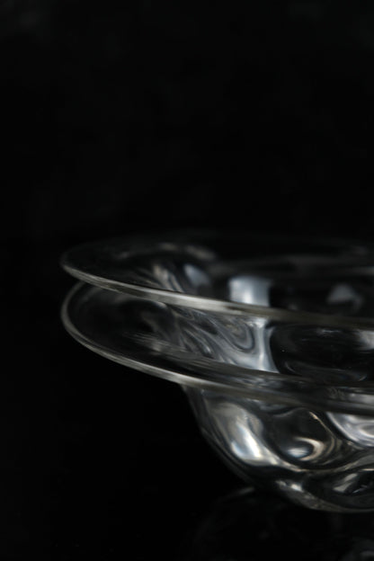 ARTISANS 原光 弘 HANDMADE GLASS HAT DEEP PLATE